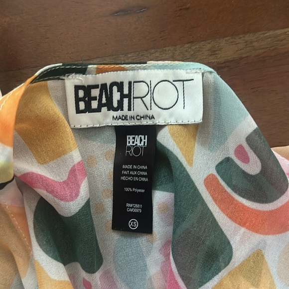 Beach Riot Shiloh Celine swim cover up set chiffon maxi dress one piece swim - Picture 9 of 16